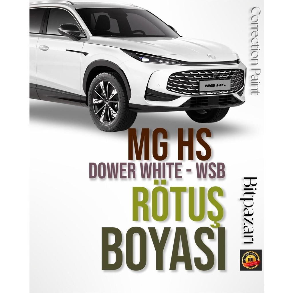 Mg Hs - Dover White - Beyaz Otomobil Çizik Taş Izi Giderici Rötüş Boyası 20ML Oto Boyaları Fiyatı