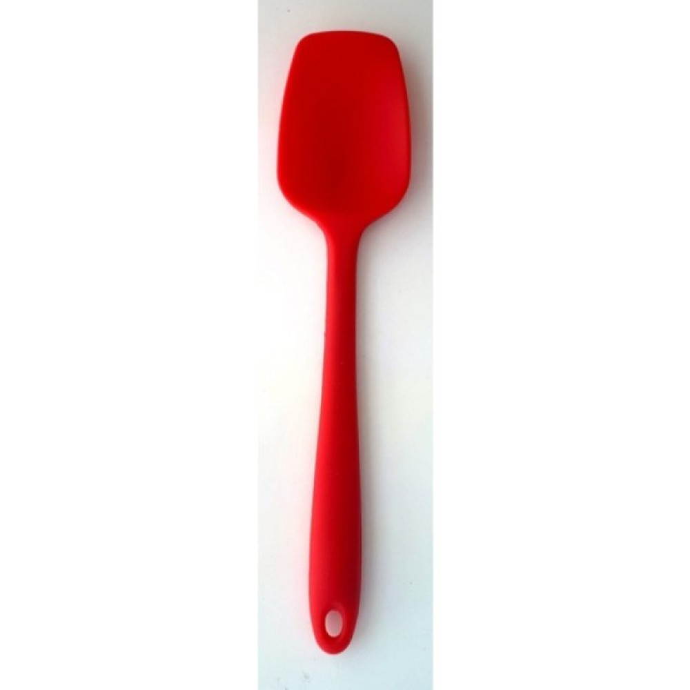 Mg Isıya Dayanıklı Silikon Kaşık Slikon Kaşık 27CM - Kırmızı Çatal / Kaşık / Bıçak Takımları Fiyatı