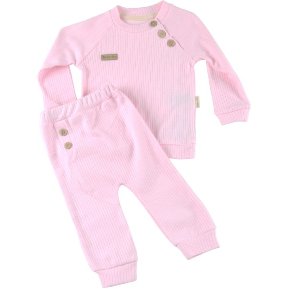 MG Mini Giyim Kız Bebek Pamuklu Ikili Takım Pembe Bebek Giysi Takım Fiyatı