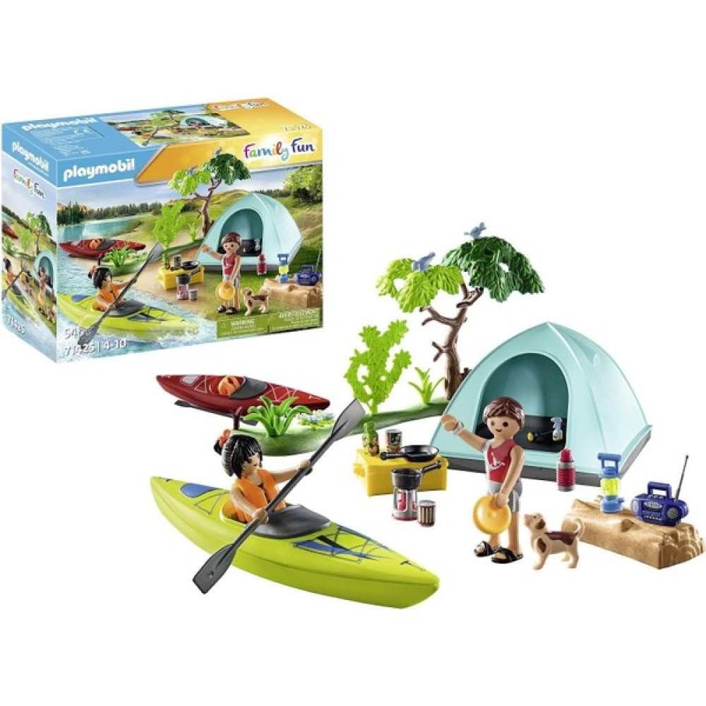 Mg Store Family Fun 71425 Çadır, Kamp, Kano ve Kamp Ateşi ile Çadır Alanında Heyecan Verici Doğa Macerası, Açık Havada Ortak Tatil, 4 Yaşından Büyü... Diğer Fiyatı