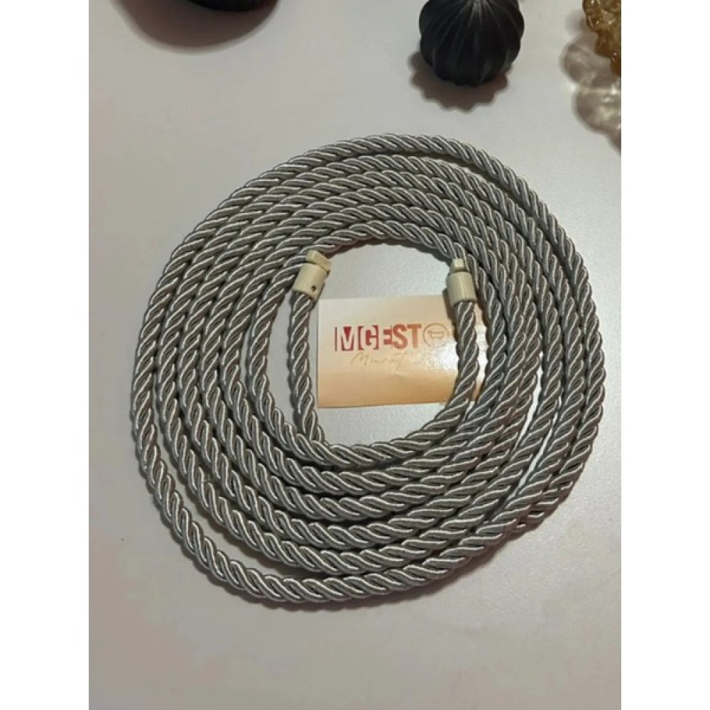 Mge Store Fon Perde Kruvaze Bağlama Halatı Kordonu Aparatı 2 Adet X 3 Metre - Perde Kordonu - Gri Perde Aksesuarı Fiyatı