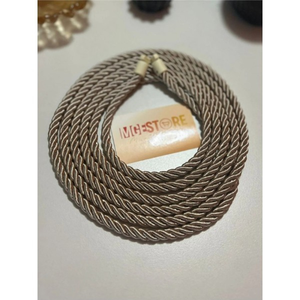Mge Store Fon Perde Kruvaze Bağlama Halatı Kordonu Aparatı 2 Adet X 3 Metre - Perde Kordonu - Kahverengi Perde Aksesuarı Fiyatı