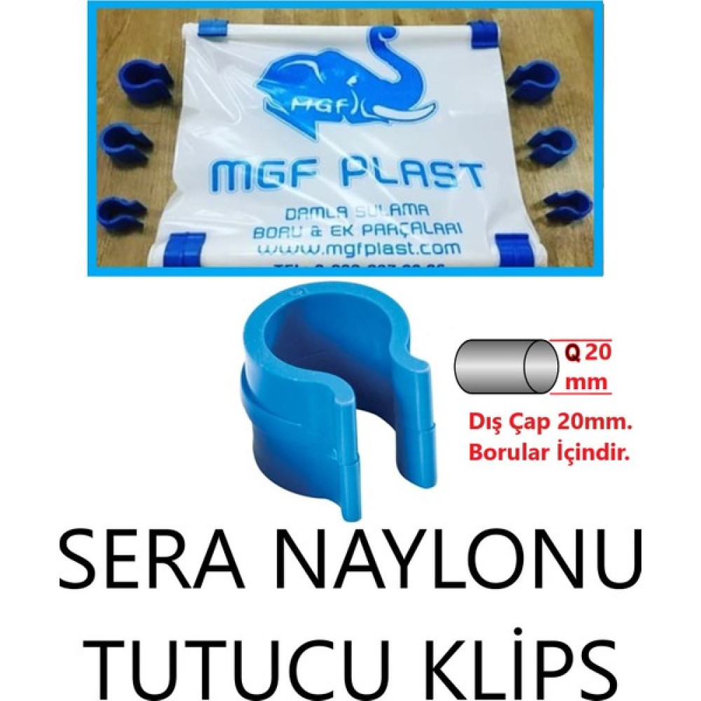 Mgf Plast 20 mm Sera Naylon Tutturucu Mandal Klips 100'lü Bahçe Makinesi Aksesuar & Yedek Parça Fiyatı