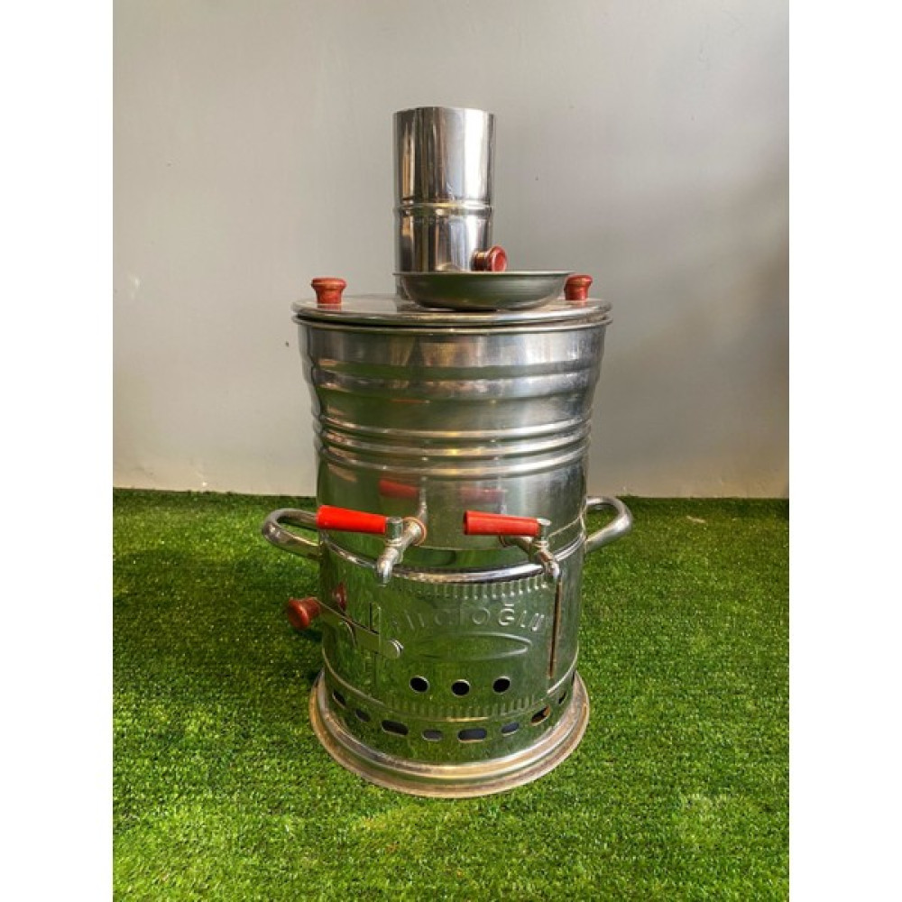 MGöktürk Mangalları 3,5 Litre Çift Musluklu Semaver Bahçe Aksesuarı Fiyatı