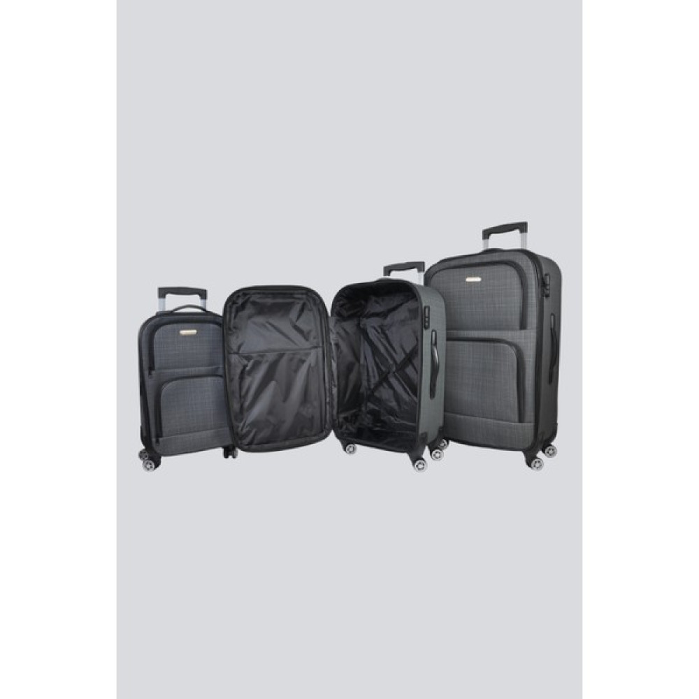 Mgv V130 Havlu Kumaş 4 Teker Valiz - 3'lü Set Çanta (Outdoor) Fiyatı