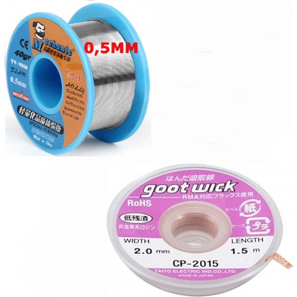 MHM Mchanic Soldering Lehim Teli 0,5mm Toplama Emme Teli Seti CP2015 Ikili Oto Boyaları Fiyatı
