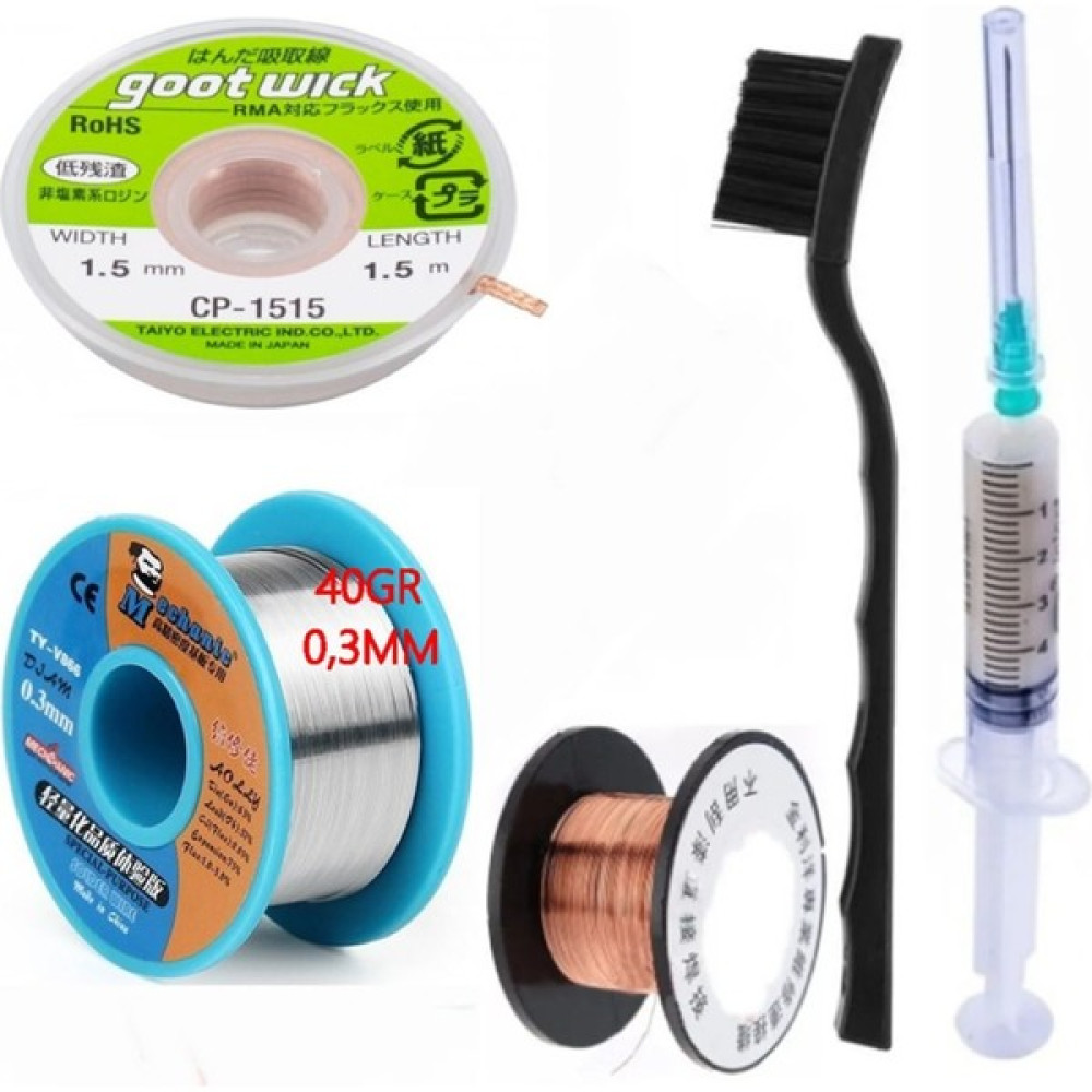 MHM Mechanic /lehim Noclean SN63/PB37 40G 0,3mm Lehim Toplama CP-1515 Emme Teli 1,5mm 5li Set Oto Boyaları Fiyatı