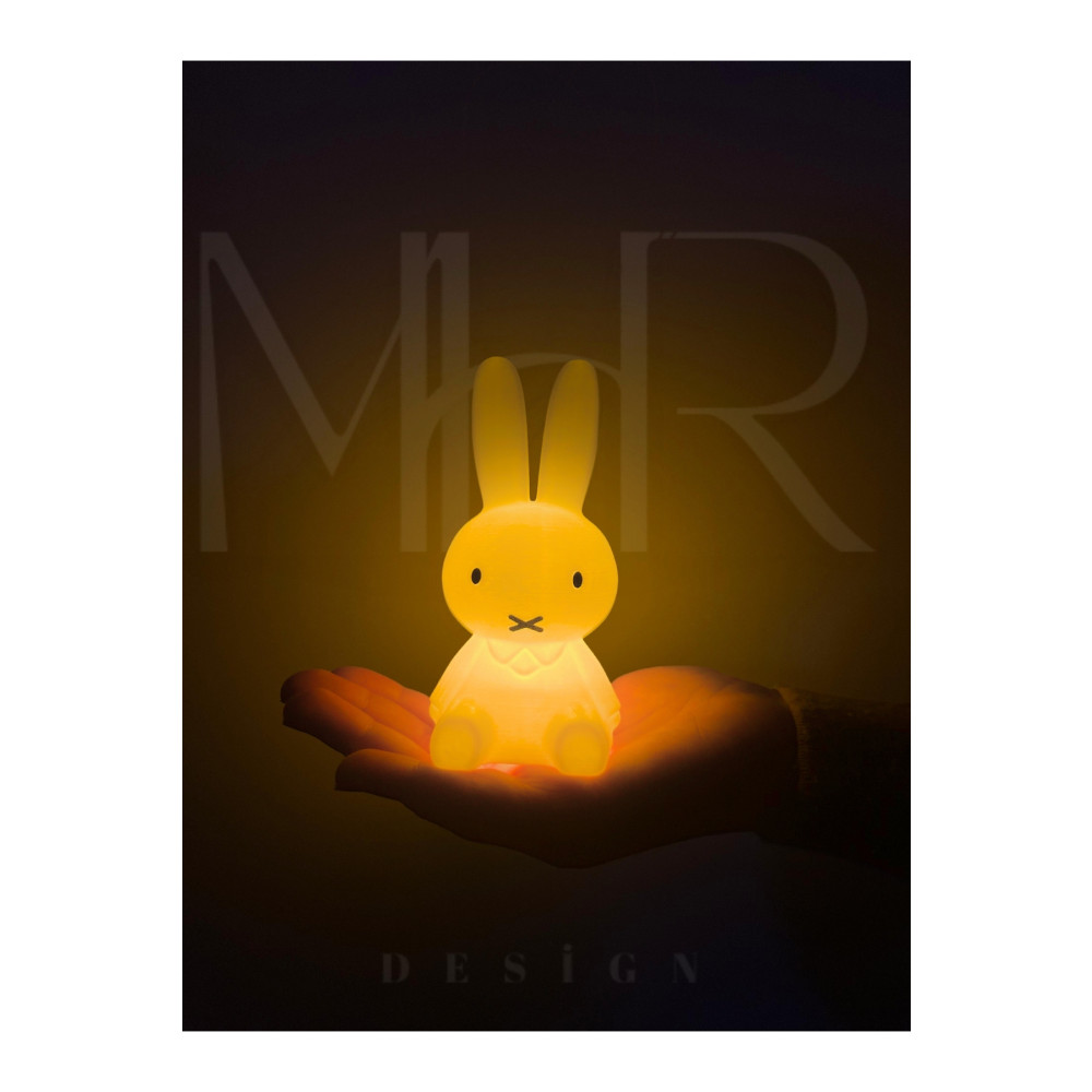 MHRDESİNG Miffy Tavşan Gece Lambası Küçük Boy 12 Cm Gün Işığı Pilli Masa Lambası Fiyatı