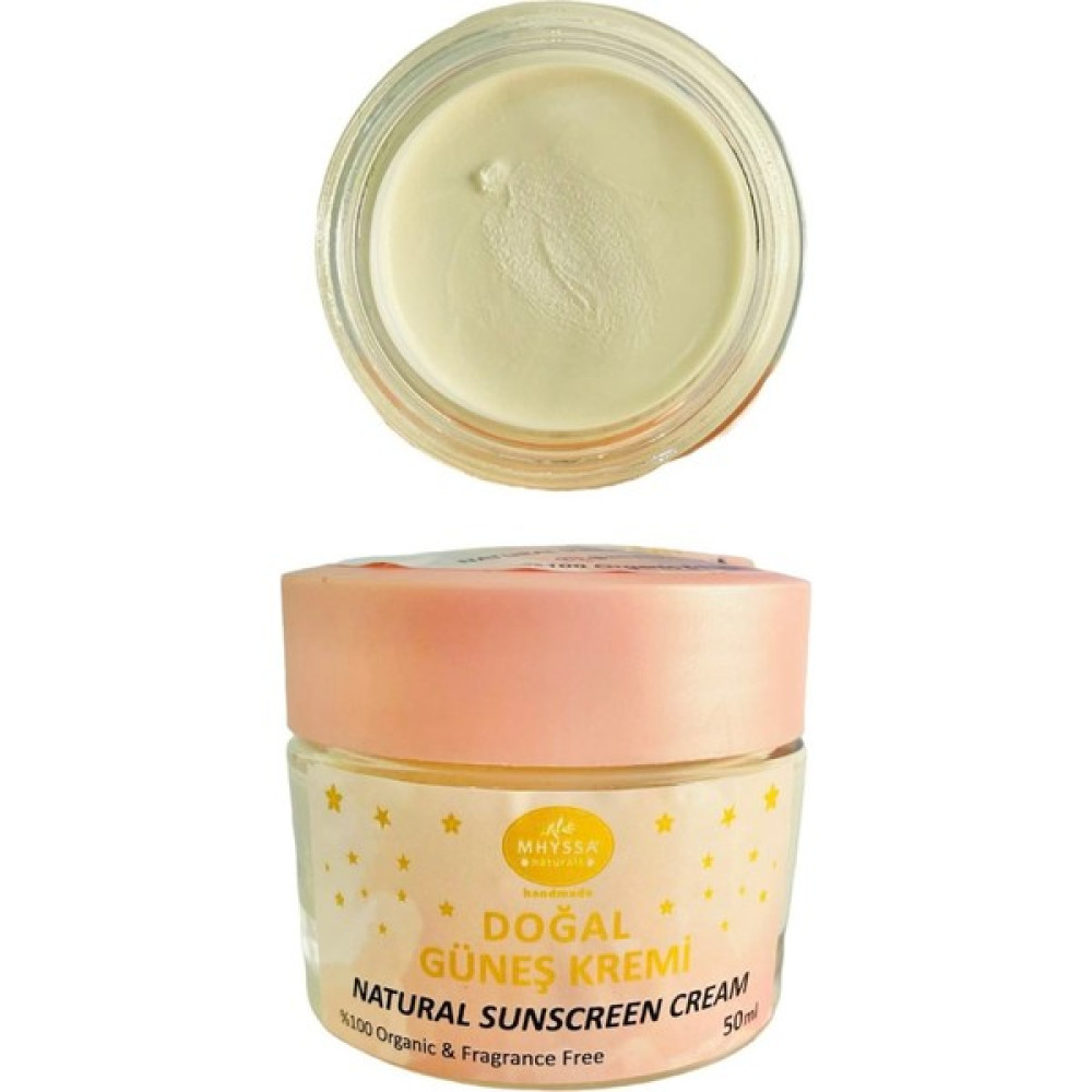 Mhyssa Natural Doğal Güneş Kremi / Natural Sunscreen Cream (50ML) Güneş Kremleri ve Losyonları Fiyatı