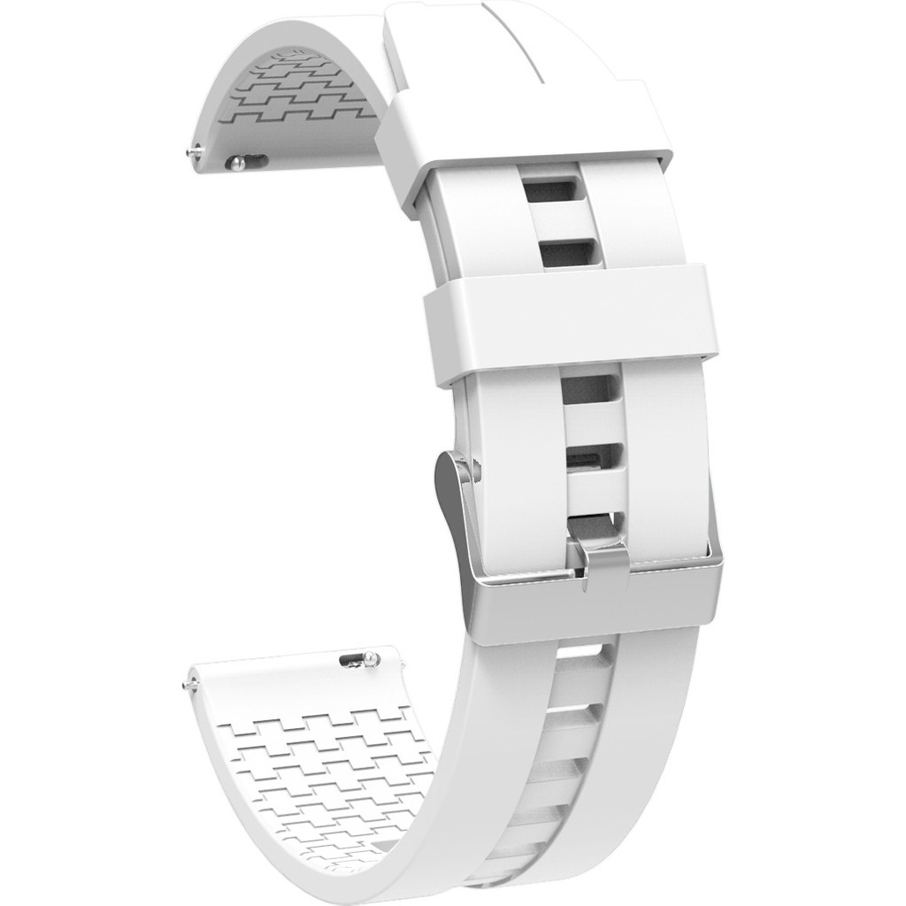Mi Watch Color - Mi Watch -Mi Watch S1 Uyumlu 22 mm Silikon Kordon - Beyaz Diğer Fiyatı