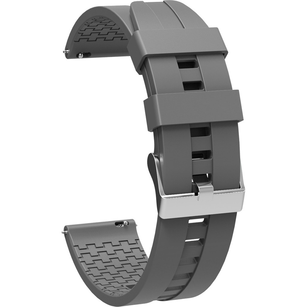 Mi Watch Color - Mi Watch -Mi Watch S1 Uyumlu 22 mm Silikon Kordon - Koyu Gri Diğer Fiyatı