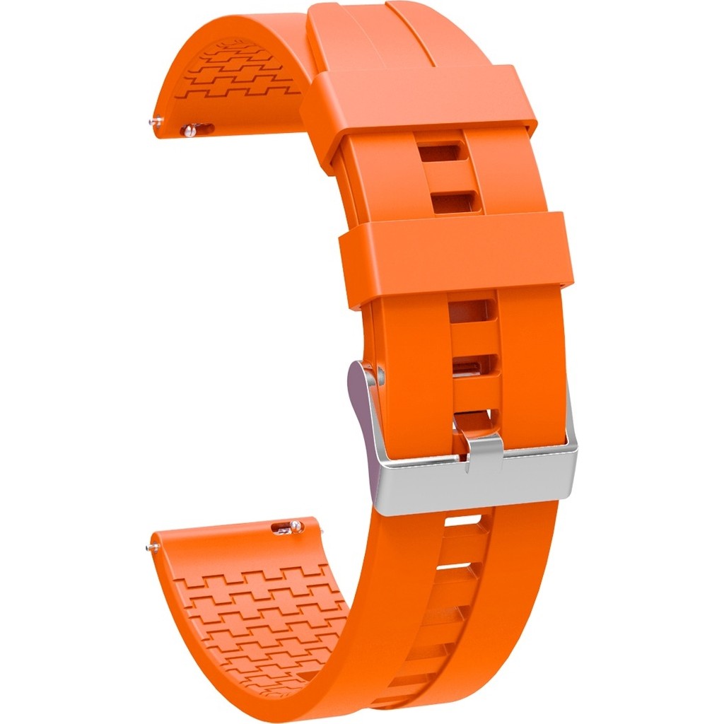 Mi Watch Color - Mi Watch -Mi Watch S1 Uyumlu 22 mm Silikon Kordon - Turuncu Diğer Fiyatı