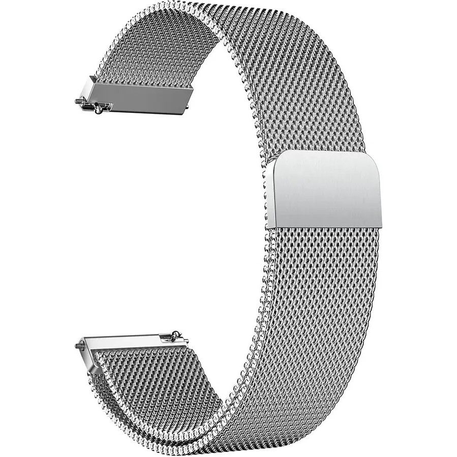 Mi Watch Color - Mi Watch -Mi Watch S1 Uyumlu Metal Hasır Kordon 22 mm - Gümüş Diğer Fiyatı
