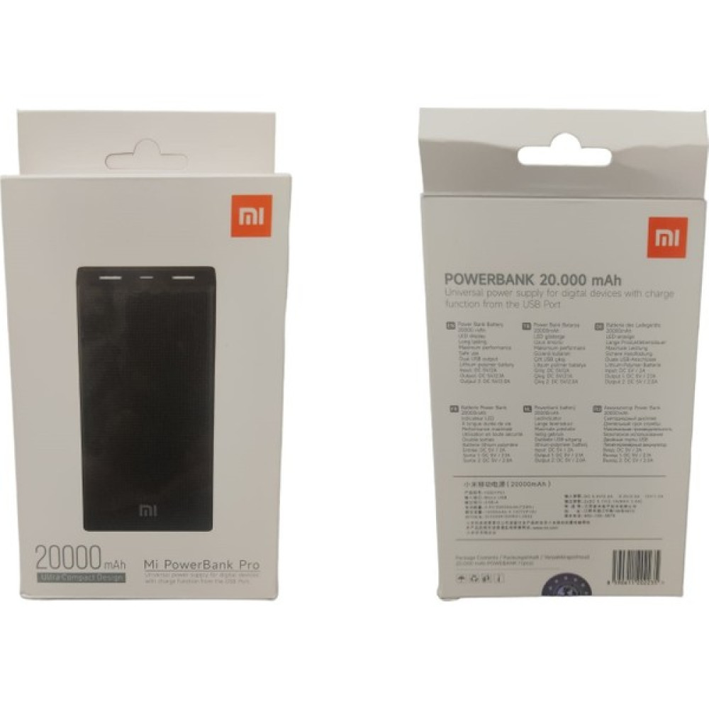 Mi Xiaomi Mi Powerbank Pro 20000 Mah Mıuı 2 Port YDDYP01 -Beyaz Taşınabilir Şarj Cihazı - Powerbank Fiyatı