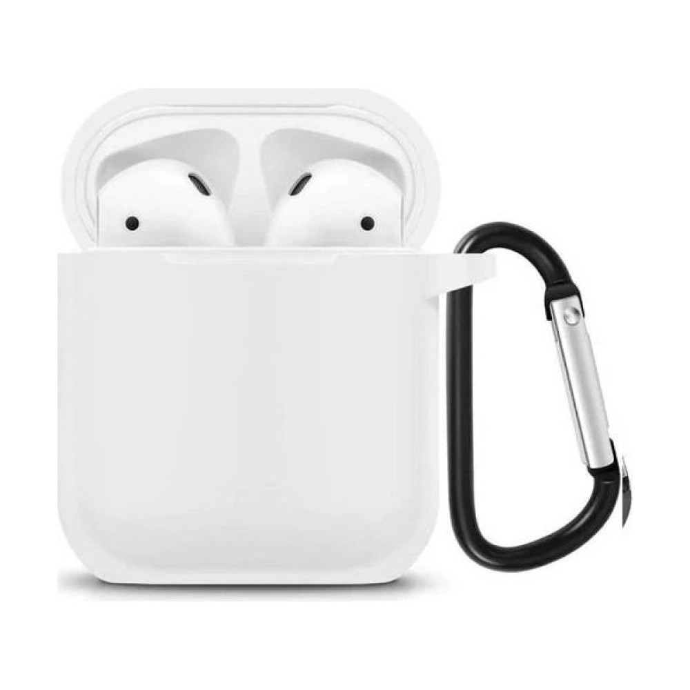 Mi7a Apple Airpods Silikon Kılıf 1 ve 2 Nesil Uyumlu Koruma Kılıf - Beyaz Cep Telefonu Aksesuarı Fiyatı