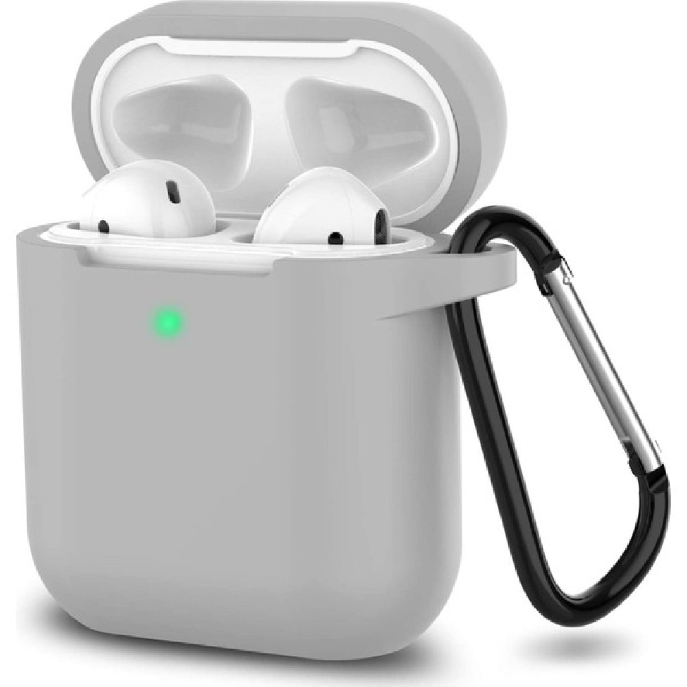 Mi7a Apple Airpods Silikon Kılıf 1 ve 2 Nesil Uyumlu Koruma Kılıf - Gri Cep Telefonu Aksesuarı Fiyatı