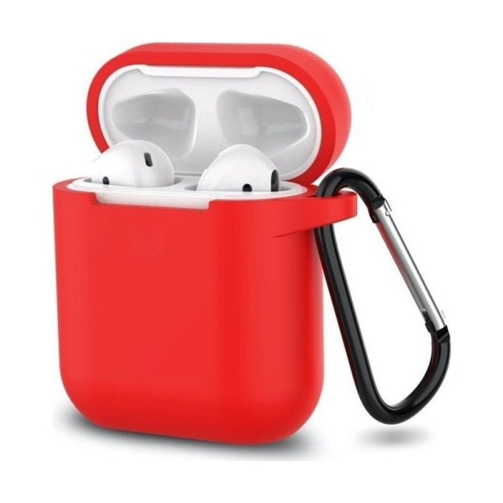Mi7a Apple Airpods Silikon Kılıf 1 ve 2 Nesil Uyumlu Koruma Kılıf - Kırmızı Cep Telefonu Aksesuarı Fiyatı
