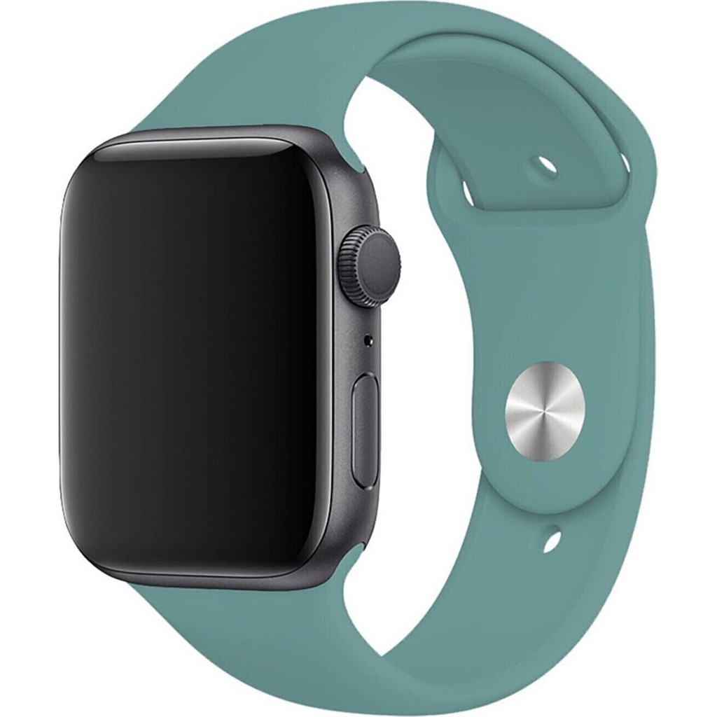 Mi7a Apple Watch Seri 7 6 5 4 3 2 Se 42MM / 44MM / 45MM Uyumlu Spor Silikon Kordon - Açık Haki Akıllı Saat Aksesuarı Fiyatı