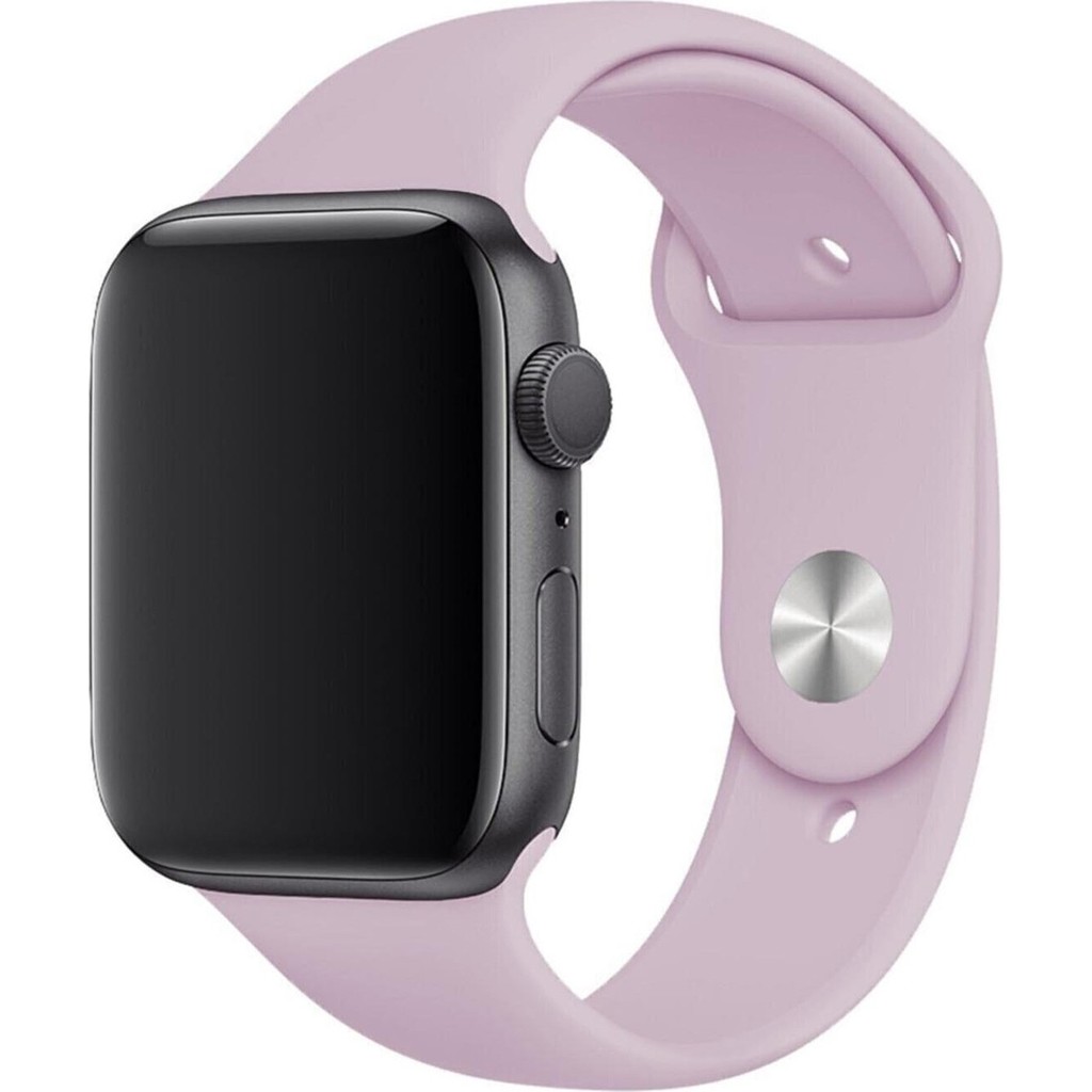 Mi7a Apple Watch Seri 7 6 5 4 3 2 Se 42MM / 44MM / 45MM Uyumlu Spor Silikon Kordon - Lila Akıllı Saat Aksesuarı Fiyatı
