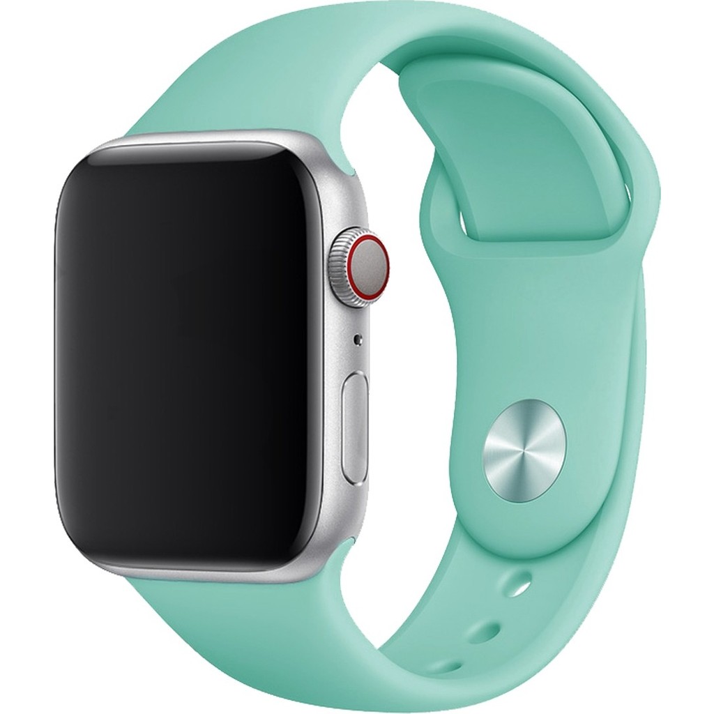 Mi7a Apple Watch Seri 7 6 5 4 3 2 Se 42MM / 44MM / 45MM Uyumlu Spor Silikon Kordon - Turkuaz Akıllı Saat Aksesuarı Fiyatı