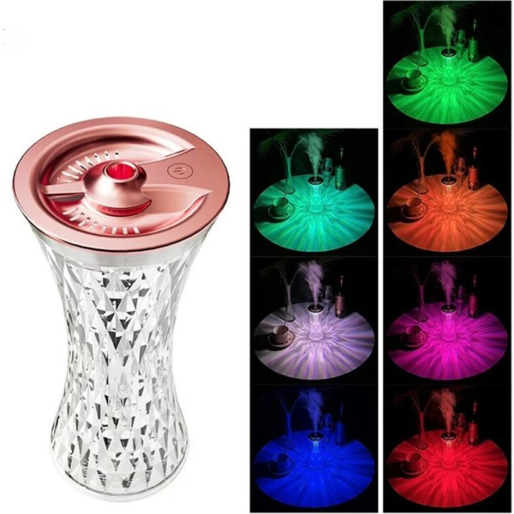 Mi7a Hava Nemlendirici Buhar Makinesi LED Işıklı Kristal Lamba Dekoratif Ultrasonik Aroma Difüzörü 270 ml - Bakır Hava Temizleme - Nemlendirme Cihazları Fiyatı