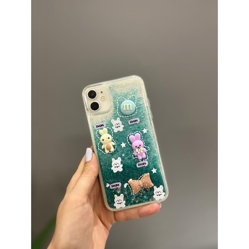 Mi7a Iphone 11 Uyumlu Sevimli Sulu Simli Ayıcıklı Kılıf - Yeşil Cep Telefonu Kılıfı Fiyatı