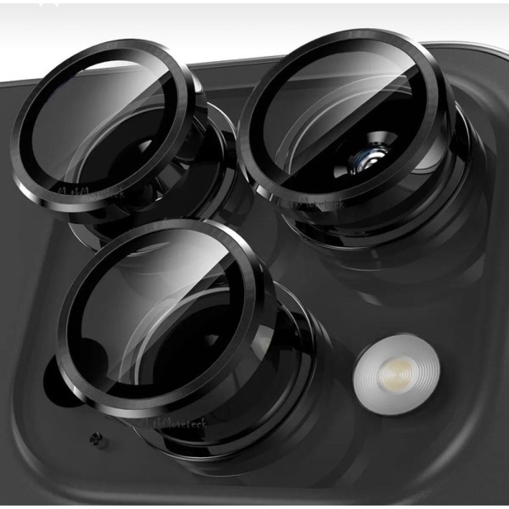 Mi7a Iphone 15 Pro / Iphone 15 Pro Max Kamera Koruyucu Lens Safir Titanium Temperli Cam - Siyah Cep Telefonu Kılıfı Fiyatı