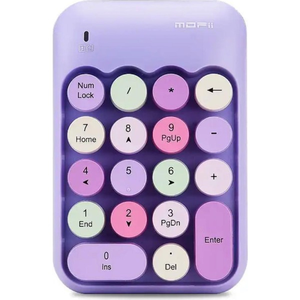 Mi7a Kablosuz Wıreless Numeric Keypad 18 Tuşlu Sayısal Klavye Numpad - Lila Oyuncu Klavyesi Fiyatı