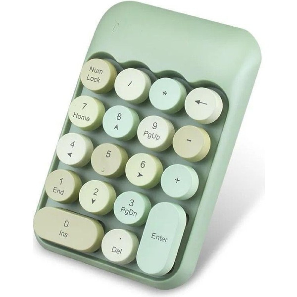 Mi7a Kablosuz Wıreless Numeric Keypad 18 Tuşlu Sayısal Klavye Numpad - Yeşil Oyuncu Klavyesi Fiyatı