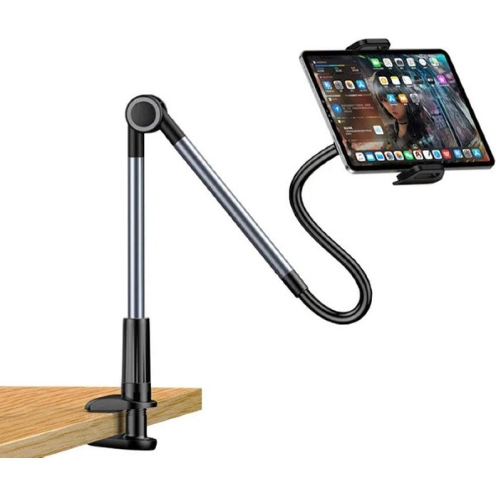 Mi7a Masaüstü Akrobat Telefon ve Tablet Tutucu Stand Sıkıştırmalı 360 Derece Oynar Başlıklı - Siyah Cep Telefonu Tutucu Fiyatı