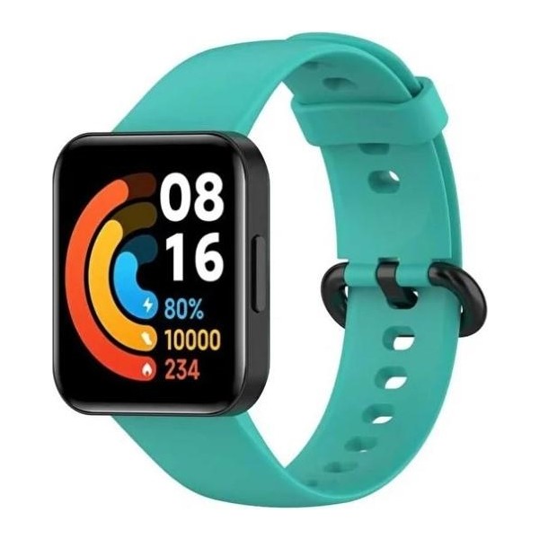 Mi7a Redmi Watch / Redmi Watch Lite Akıllı Saat Uyumlu Sportif Silikon Kordon/kayış - Turkuaz - x Cep Telefonu Fiyatı
