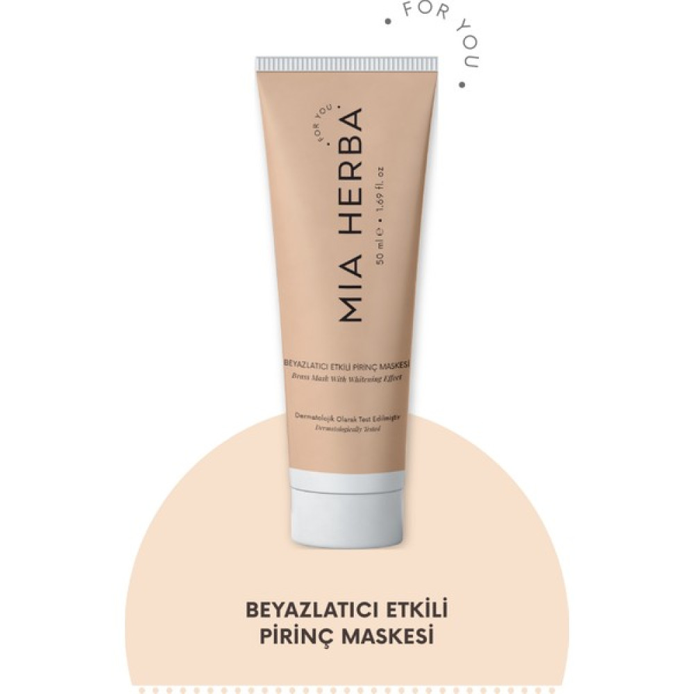 Mia Herba Beyazlatıcı Etkili Pirinç Maskesi 50ml Maskeler Fiyatı
