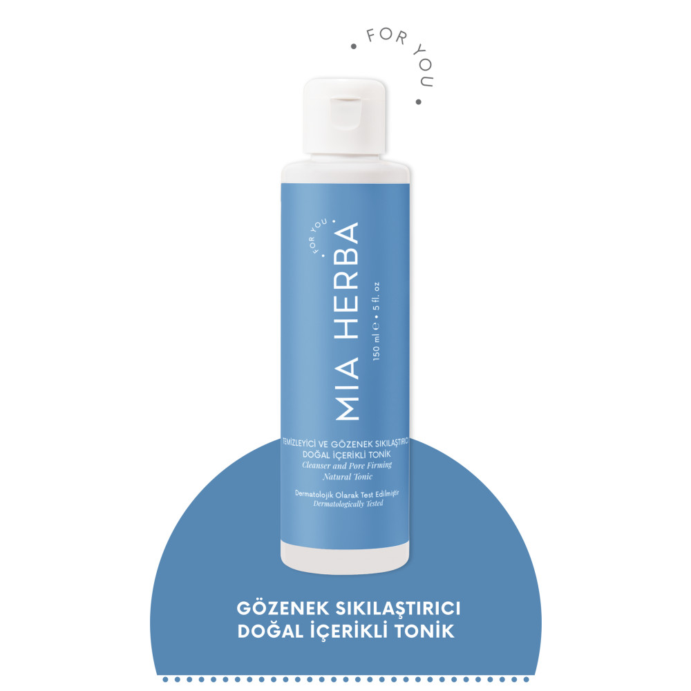 Mia Herba Temizleyici ve Gözenek Sıkılaştırıcı Doğal İçerikli Tonik 150ml Cilt ve Yüz Bakımı Fiyatı