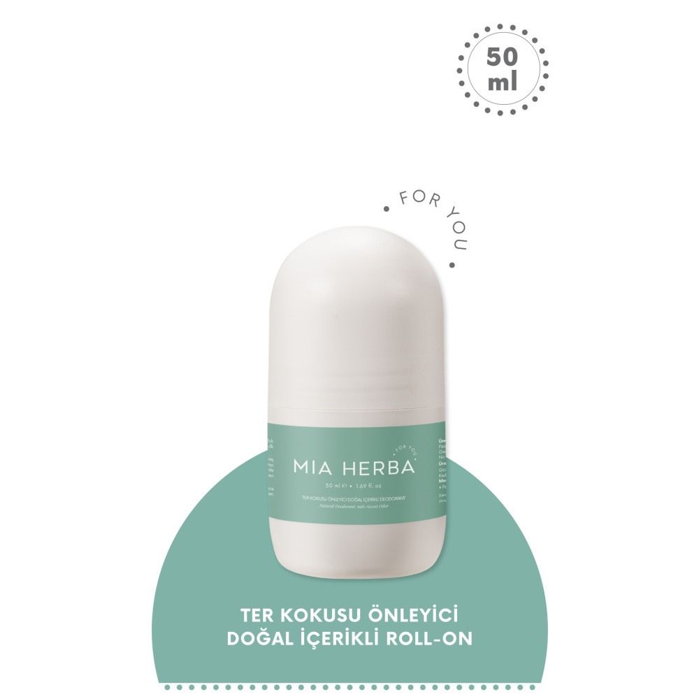Mia Herba Ter Kokusu Önleyici Doğal İçerikli Deodorant 50 ml Roll-Onlar Fiyatı