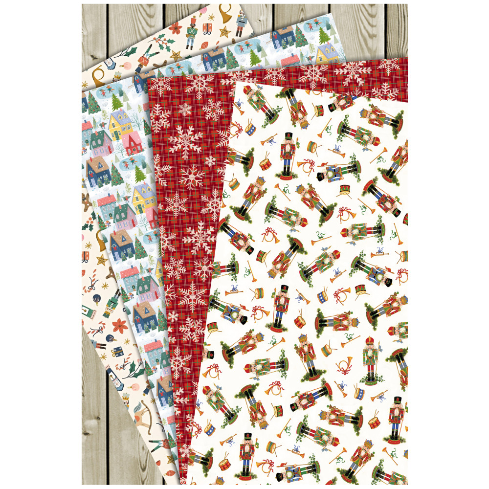 Mia Pera 34 X 49 Cm Yılbaşı Hediye Paketleme Ambalaj Kağıdı (4’lü Paket) Hediyelik Eşya Fiyatı