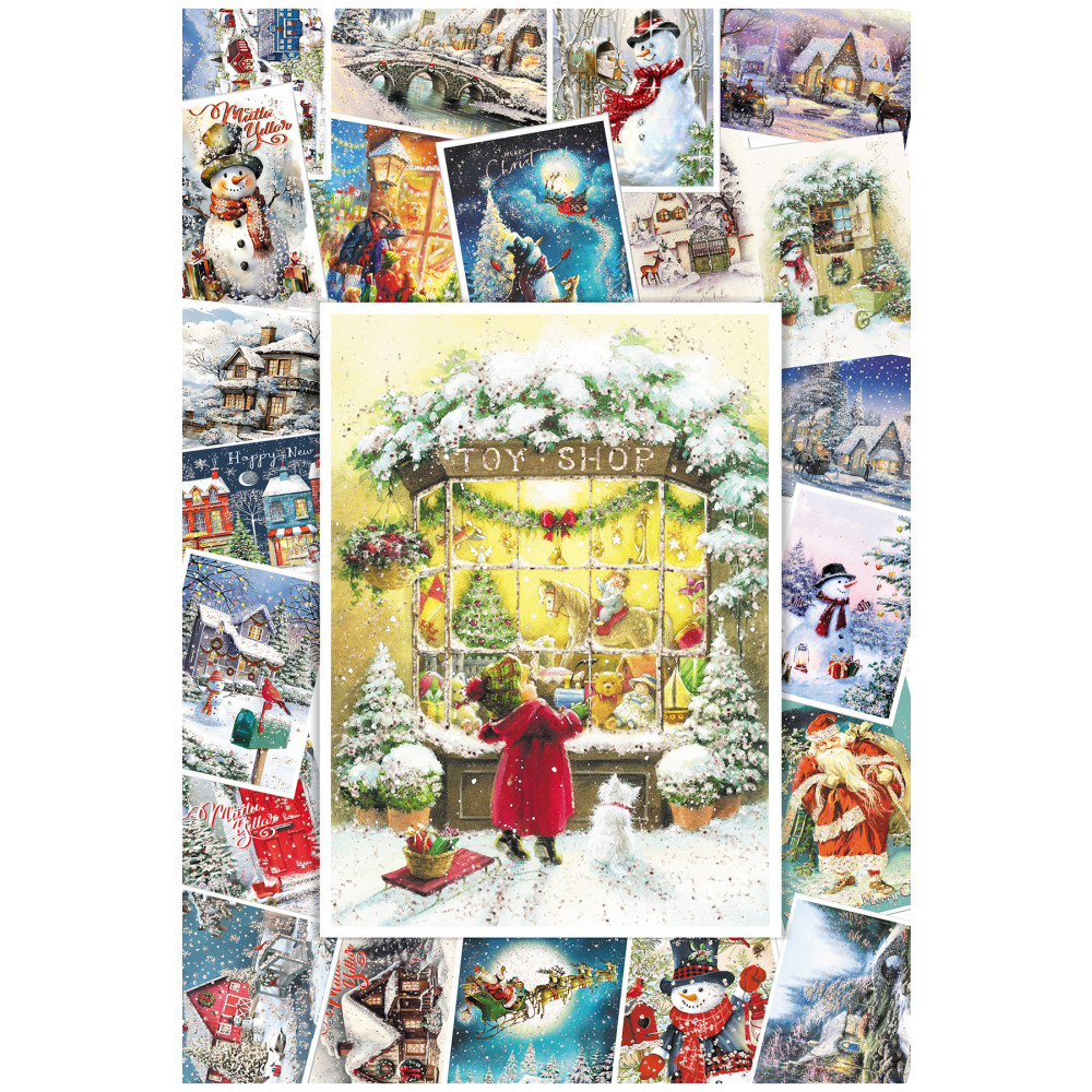 Mia Pera 37 Adet Simli Yılbaşı Kartpostal Seti Toptan Satış Yeniyıl Postcard Kardan Adam Noel Baba Defter & Kağıt Ürünleri Fiyatı