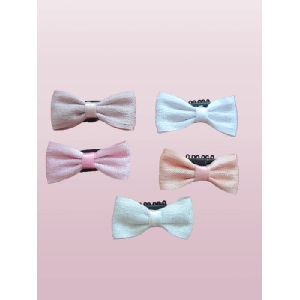 Mia Tokaa 5 Adet Soft Tonlarda Simli Kadife Fiyonk Model Saçsız Bebek Tokası Seti Toka, Taç & Saç Bandı Fiyatı