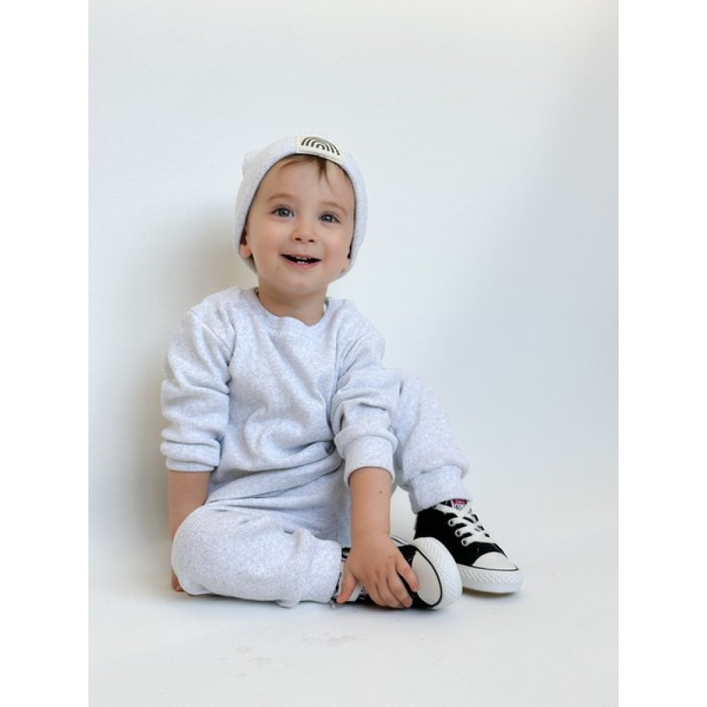 miababy Pamuk Bereli 3'lü Bebek ve Çocuk Takım Gri Erkek Çocuk Giyim Takımı Fiyatı