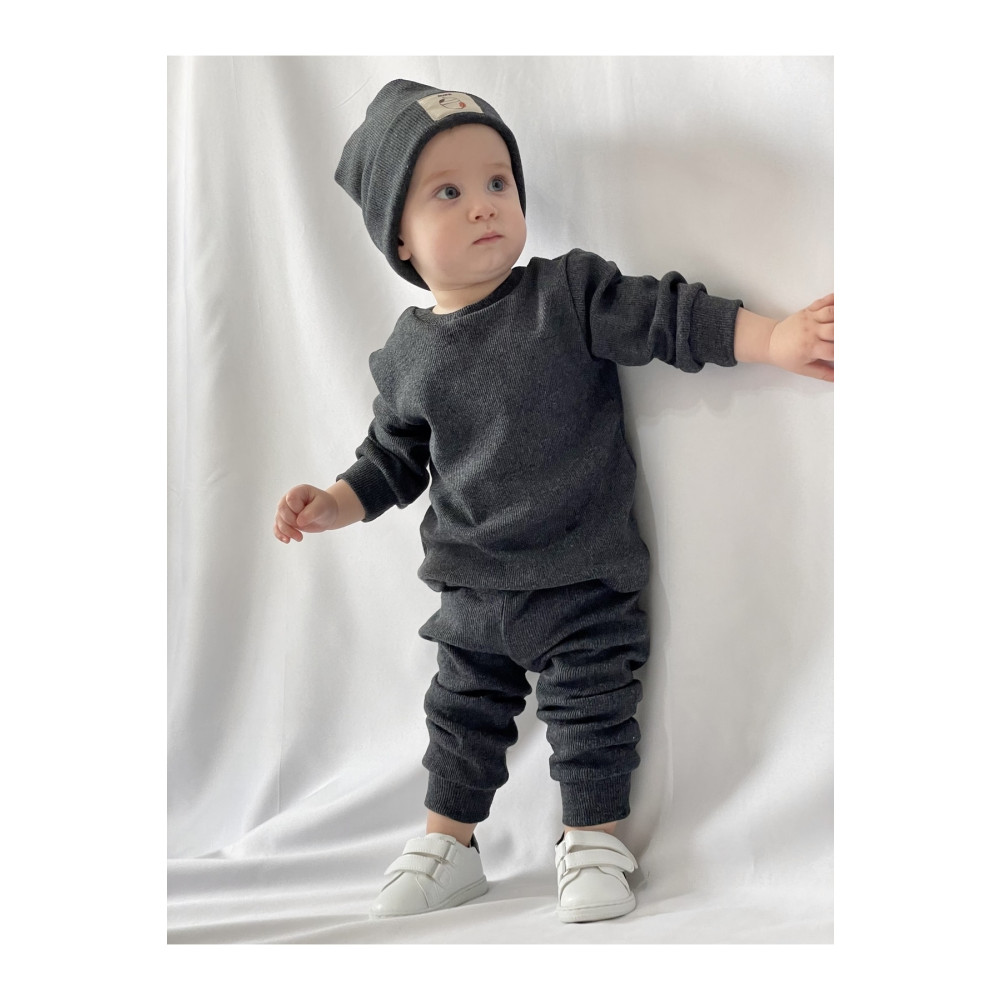 MiaBaby Pamuk Bereli 3lü Takım Bebek Ve Çocuk Antrasit 4 YAŞ Beden Bebek Giyim-Tekstil Fiyatı