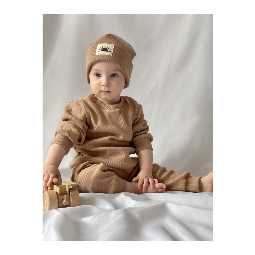 MiaBaby Pamuk Bereli 3lü Takım Bebek Ve Çocuk Kahve 9 - 12 Ay Beden Bebek Giyim-Tekstil Fiyatı