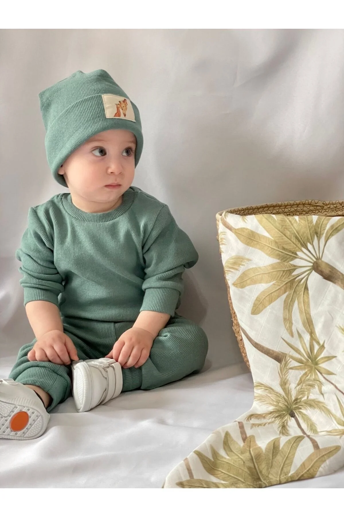 MiaBaby Pamuk Bereli 3lü Takım Bebek Ve Çocuk Yeşil 3 YAŞ Beden Bebek Giyim-Tekstil Fiyatı