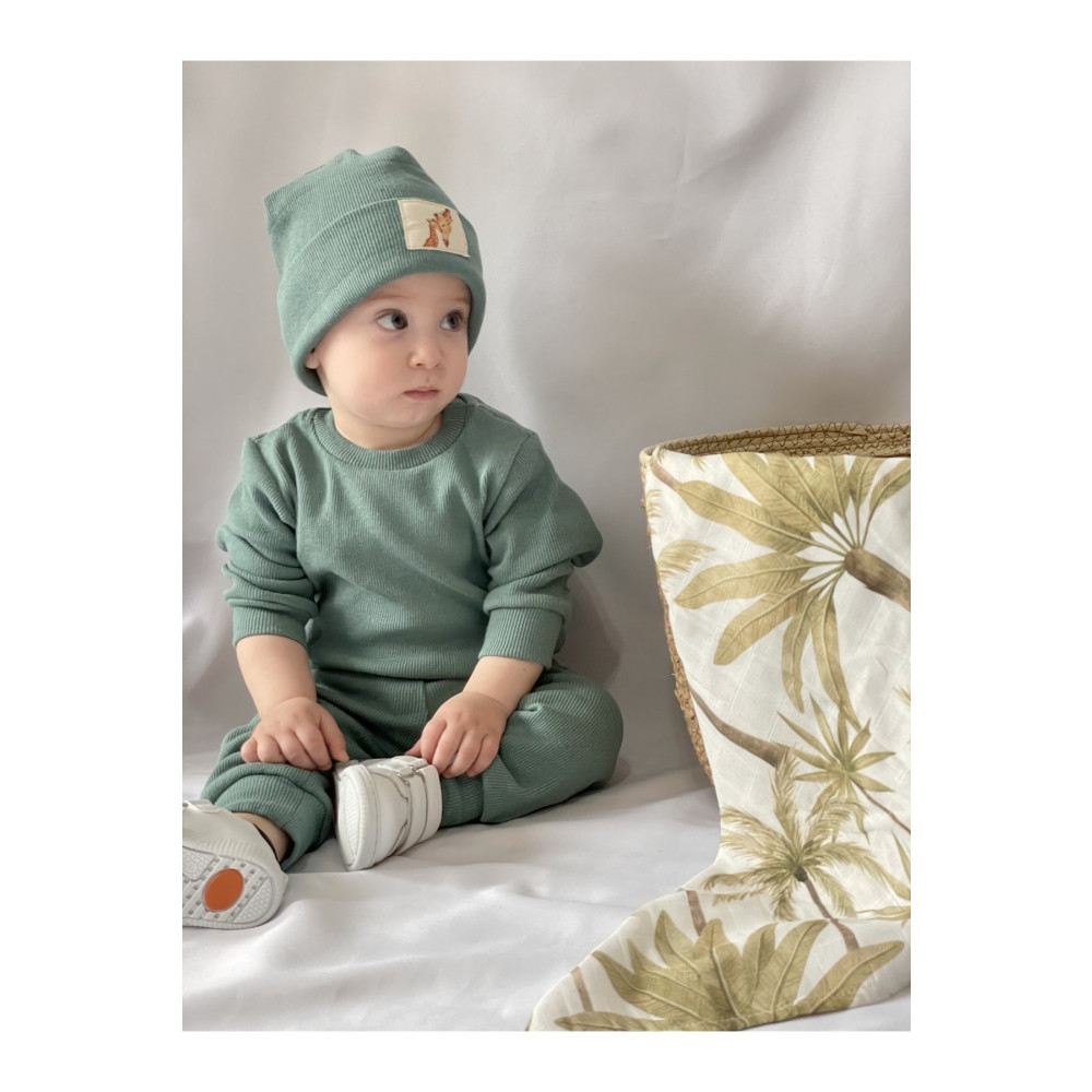 MiaBaby Pamuk Bereli 3lü Takım Bebek Ve Çocuk Yeşil 5 YAŞ Beden Bebek Giyim-Tekstil Fiyatı