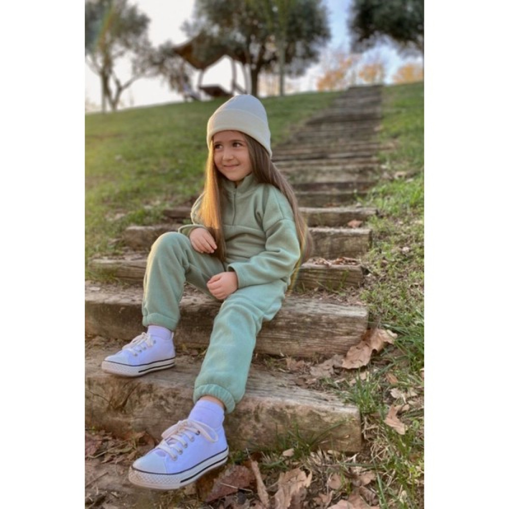 miababy Triko Bere Hediyeli Kışlık Fermuarlı Polar Takım Erkek Çocuk Giyim Takımı Fiyatı