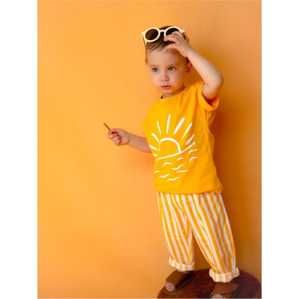 miababy Unisex Çizgili Takım Erkek Çocuk Giyim Takımı Fiyatı