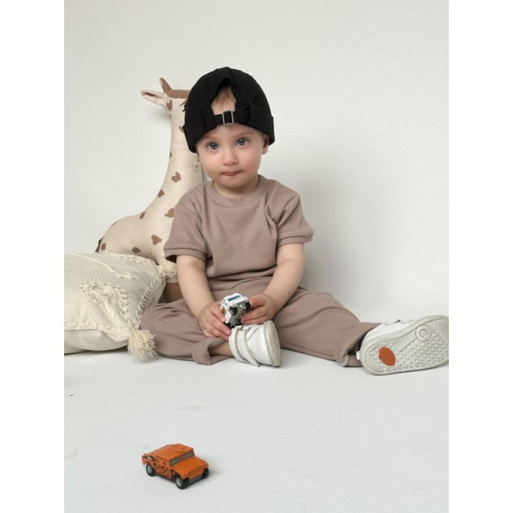 miababy Yazlık Kısa Kol Takım, Nefes Alan Kumaş, Ikili Kaşkose Takım, Bebekler Için Rahat Giyim Erkek Çocuk Giyim Takımı Fiyatı