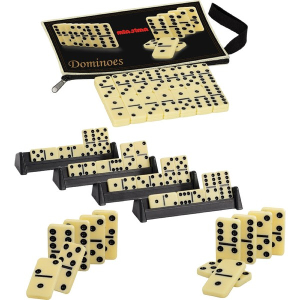 Miajima Domino Taşı Kemik Seremik Çantalı Büyük Boy Domino Taşı Seti -4 Oyun Istakası Hediyeli Oyun Takımları Fiyatı