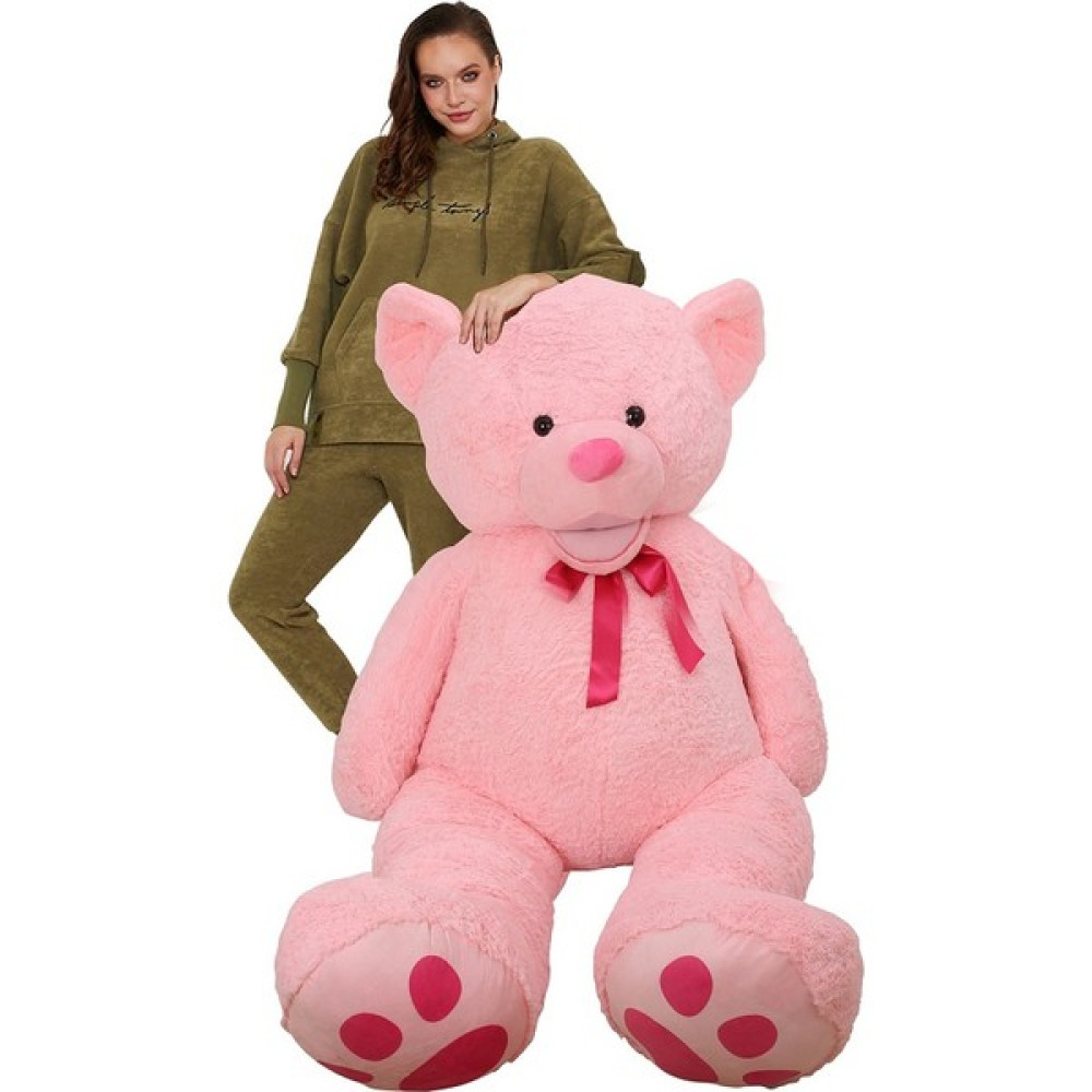 Miajima Peluş Ayı 2.5 Metre (250 Cm) Pembe Kocaman Büyük Boy Dev Cüsseli Peluş Oyuncaklar Fiyatı