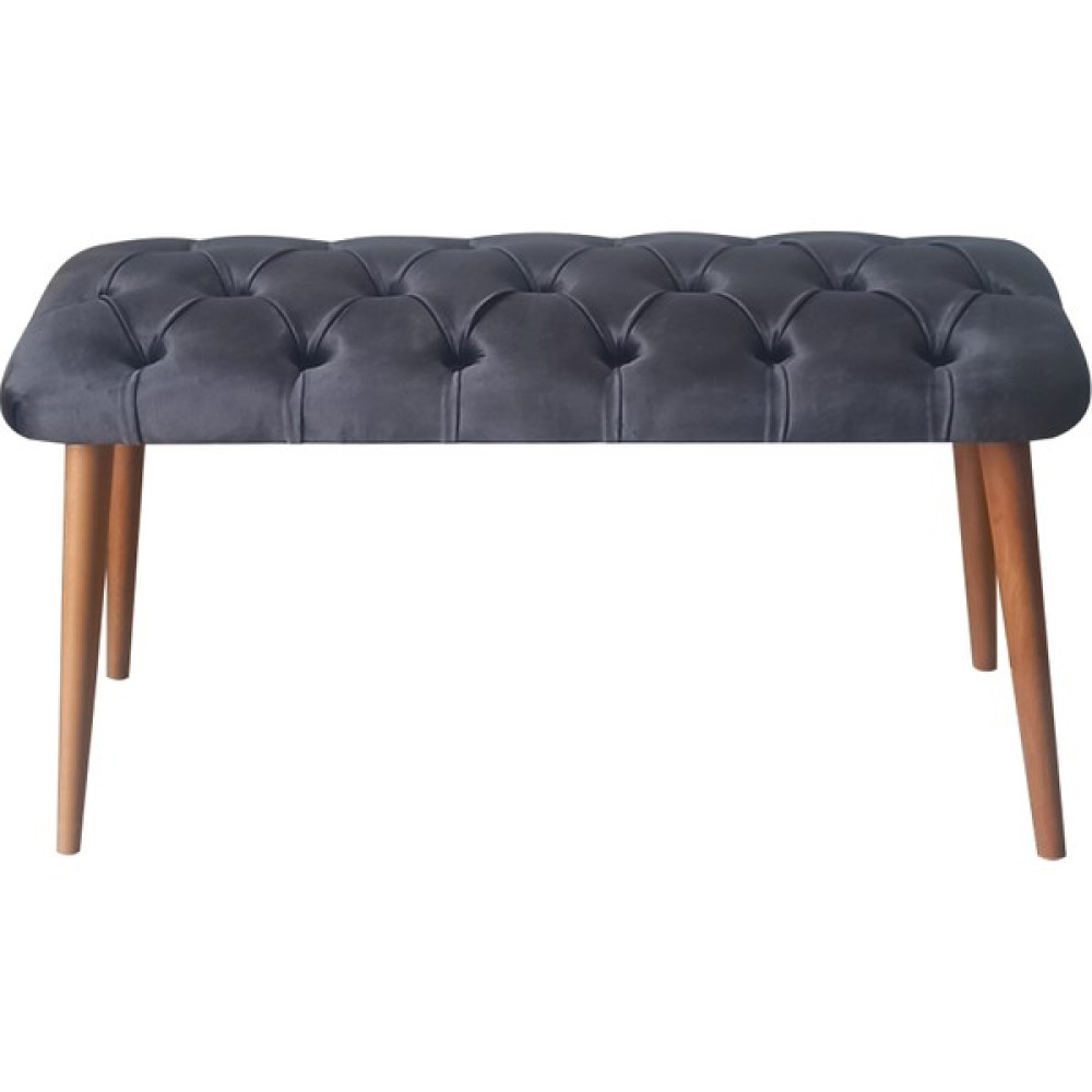Mialiving & Home Mia Baby Face Kapitone Dikiş Bank Bench - Antrasit Mutfak Dolabı / Mobilyası Fiyatı