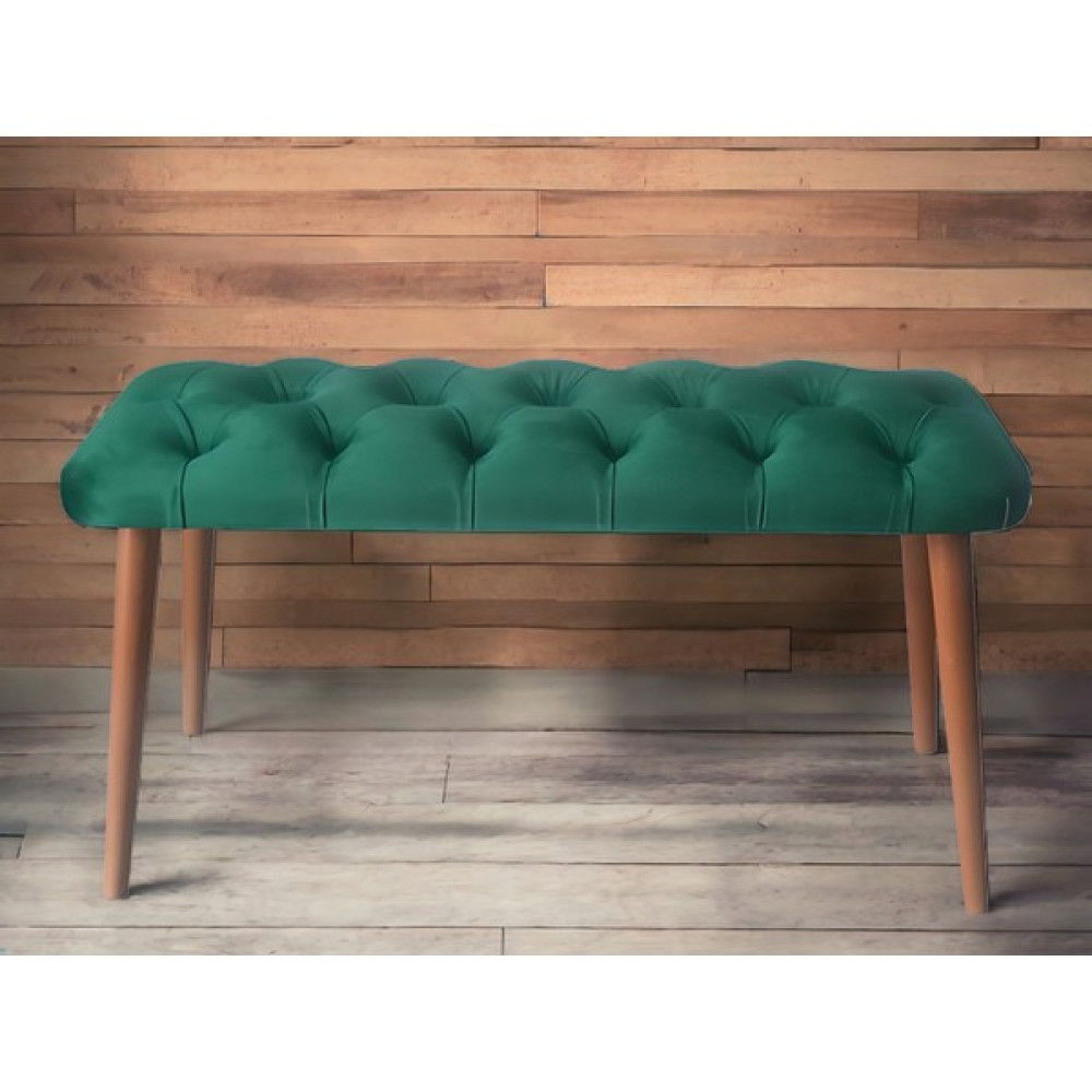 Mialiving & Home Mia Baby Face Kapitone Dikiş Bank Bench - Koyu Yeşil Mutfak Dolabı / Mobilyası Fiyatı