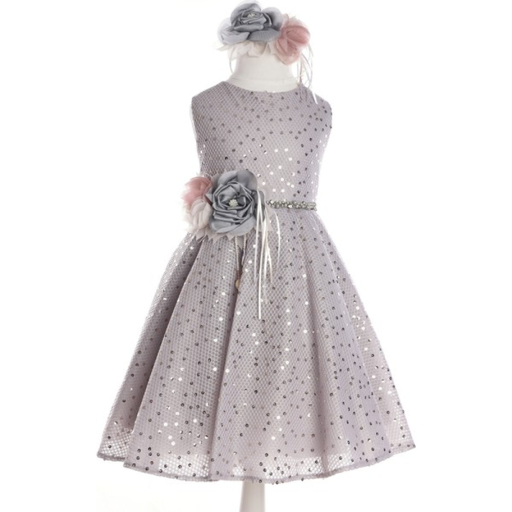 Mialora Couture Kız Çocuk Abiye Elbise Gri Elbise Fiyatı